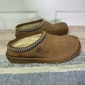 UGG Tan Suede Slip-On Shoes